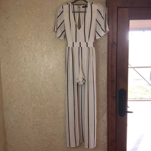 Crystal Doll Stripped Skirt Romper - Picture 4 of 13